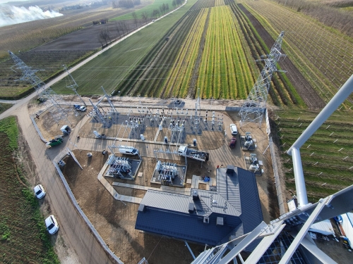 Zakończenie budowy stacji 110/15 kV  GPZ Chruślina